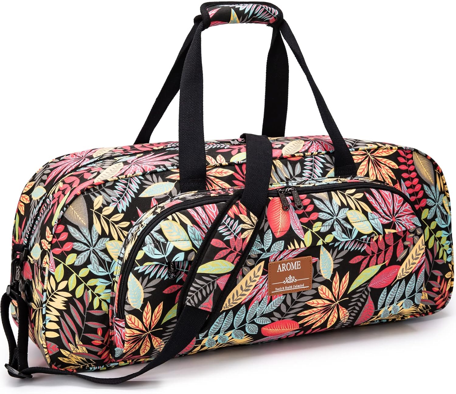 AROME Large Canvas Yoga Mat Bag - Carry Your Mat with Ease!