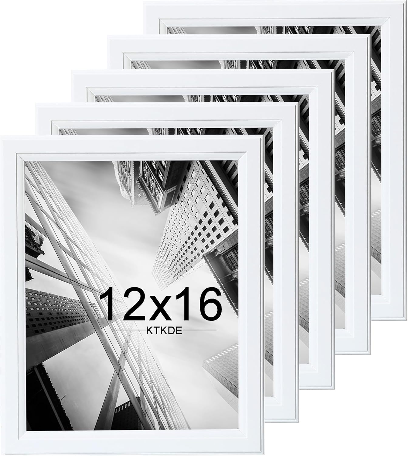 KTKDE 12x16 Picture Frame Set of 5 for Stylish Wall Display
