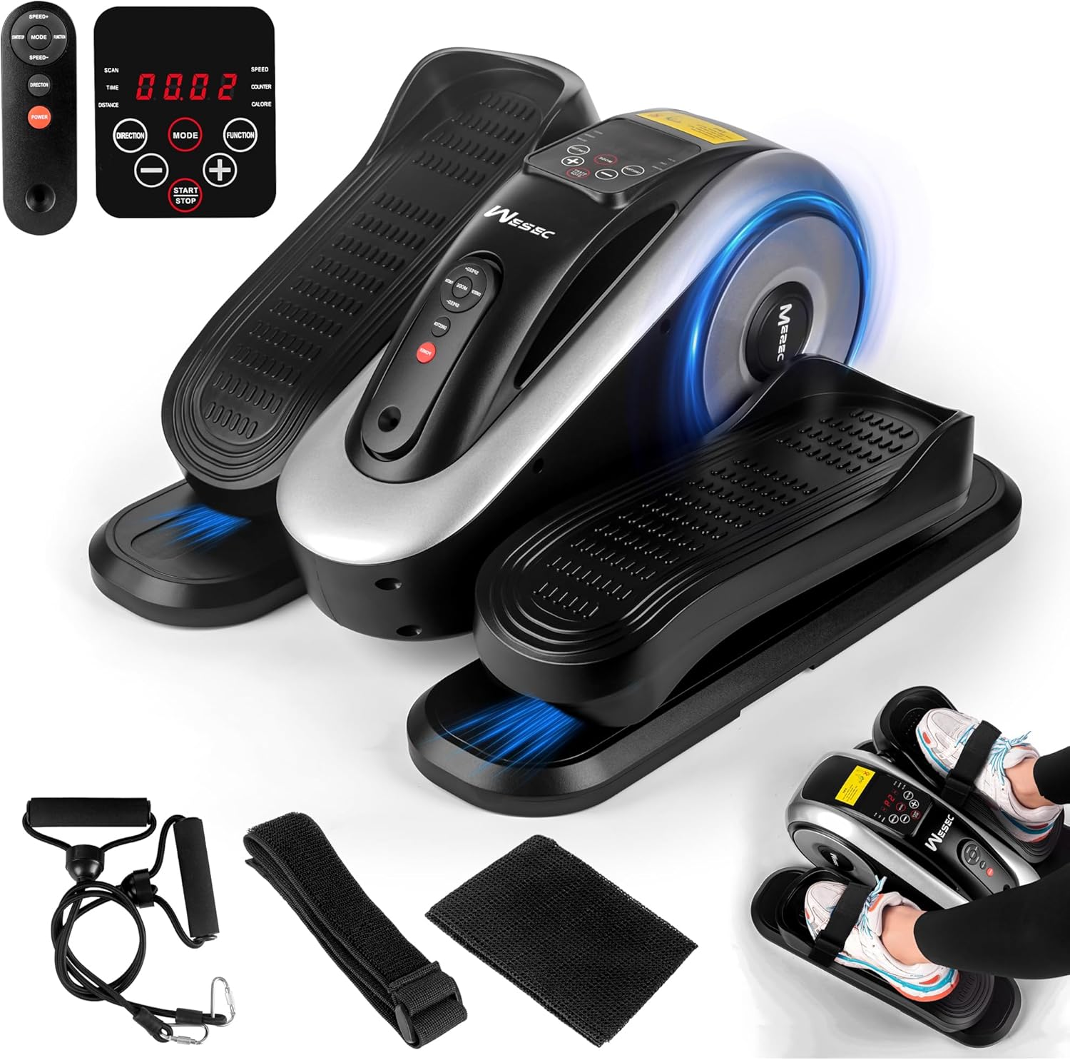 Wesec Electric Under Desk Elliptical: Noiseless Leg Exerciser