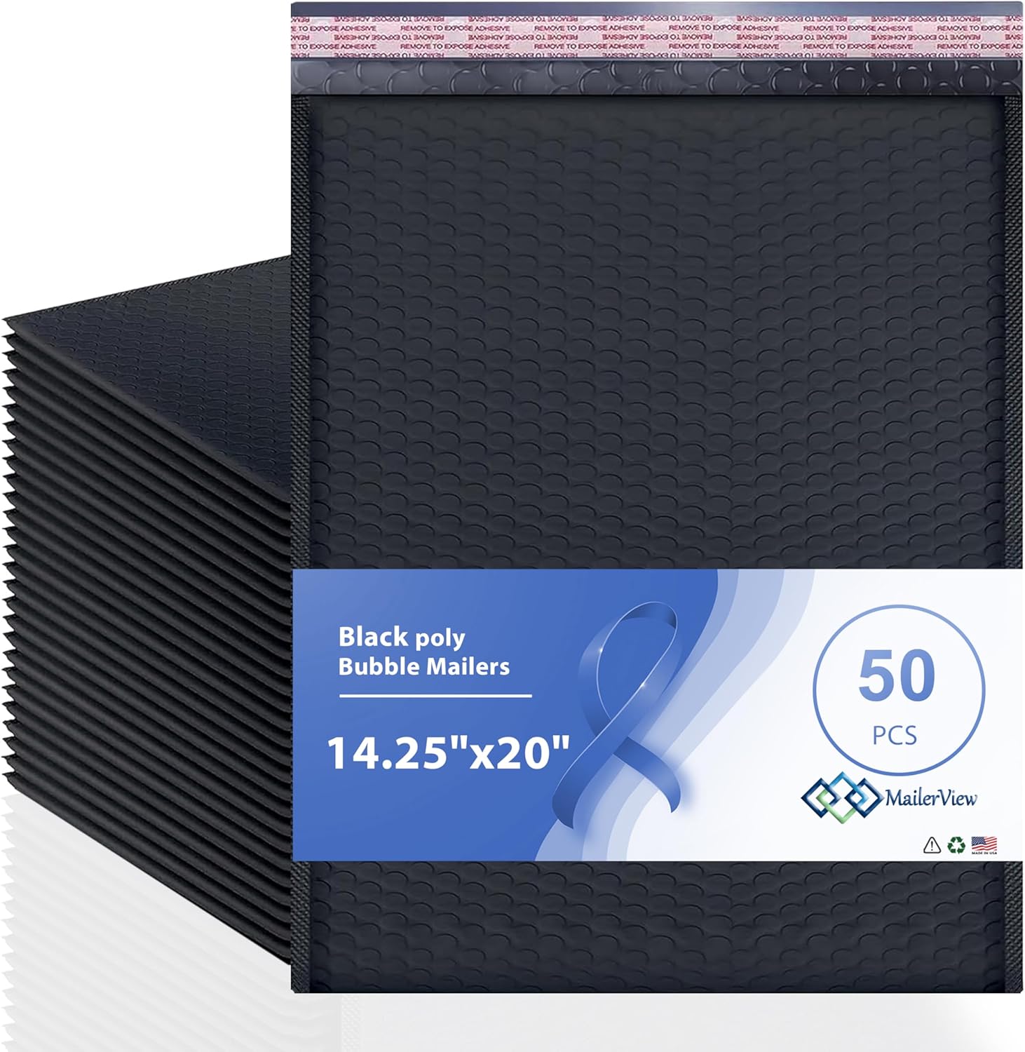 Black Extra Large Poly Bubble Mailers for Safe Shipping Needs