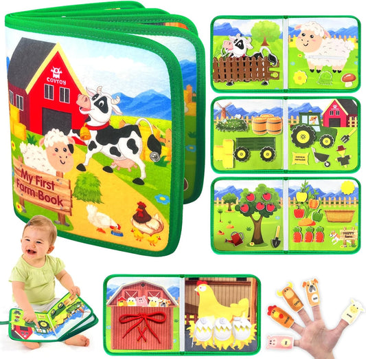 Montessori Busy Book for 1-3 Year Olds