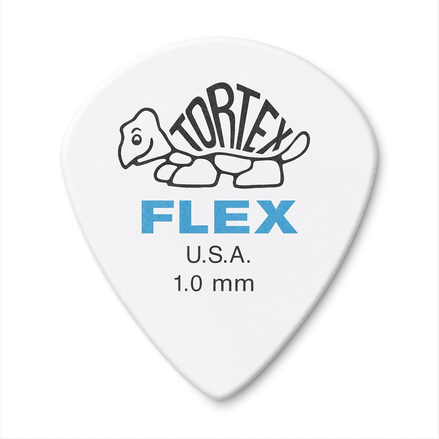 Dunlop Tortex Flex Jazz III White Picks - Precise 1.0mm Grip