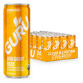 GURU Tropical Punch Organic Energy Drink - Clean 140mg Boost
