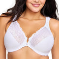 Glamorise Women's Plus Size Wonderwire Front-Closure Bra (Style FSKO)