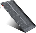 Black Portable Wheelchair Ramp 6FT - Folding Non-Slip Ramp