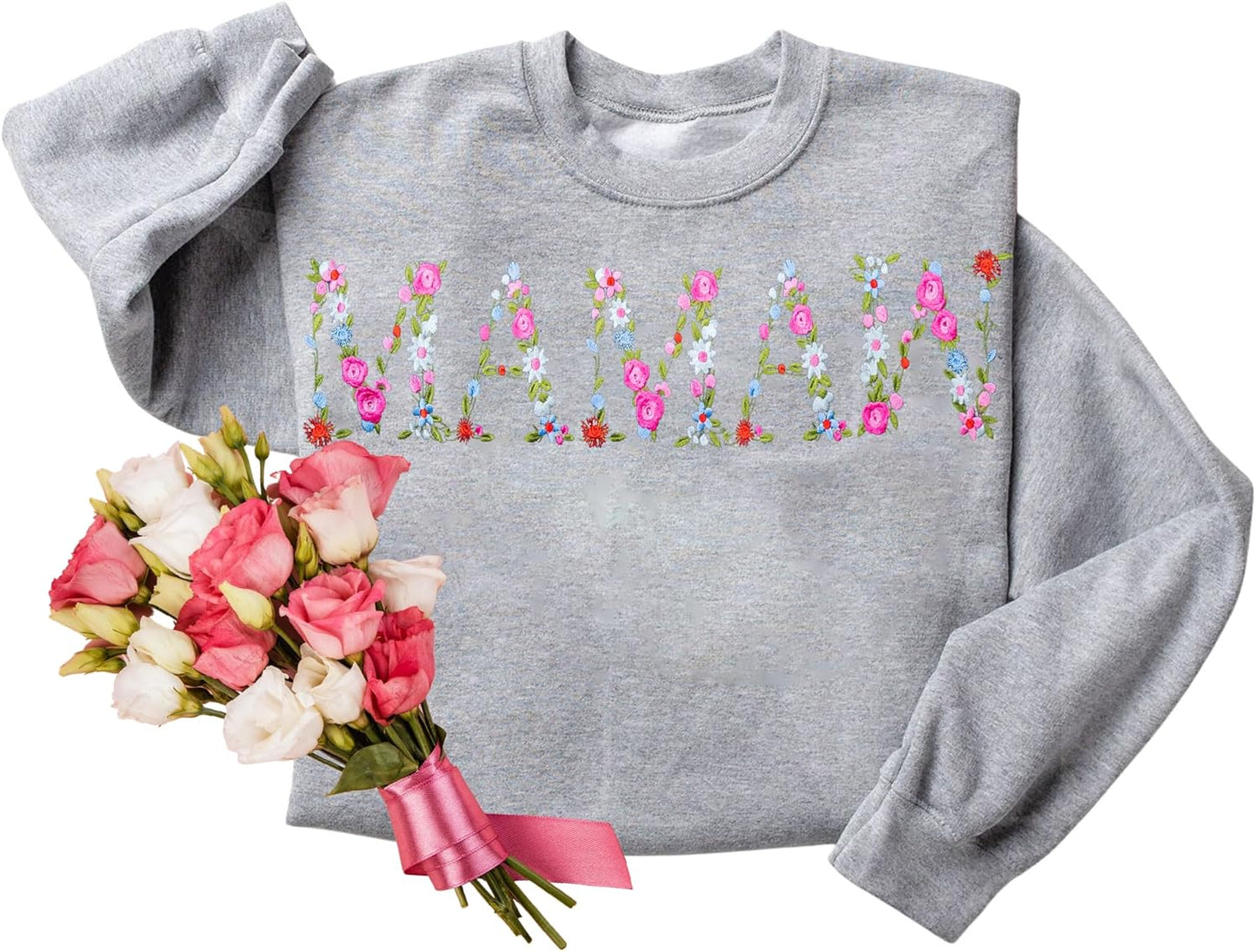 Regamor Floral Mamaw Sweatshirt - Grandma's Perfect Gift!