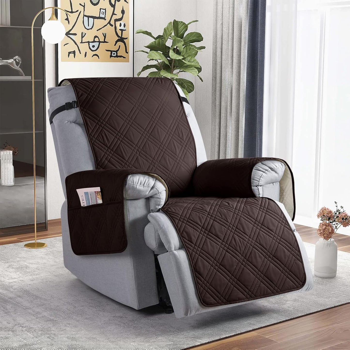 TAOCOCO Waterproof Recliner Chair Cover for Small Chairs