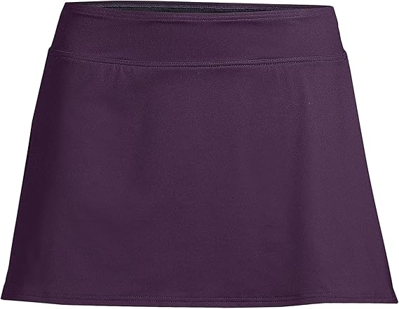 Lands' End Women's Tummy Control Skirt Swim Bottoms for Comfort