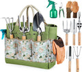 Gardening Tools 9-Piece Heavy Duty Garden Hand Tools Set - Rust-Proof