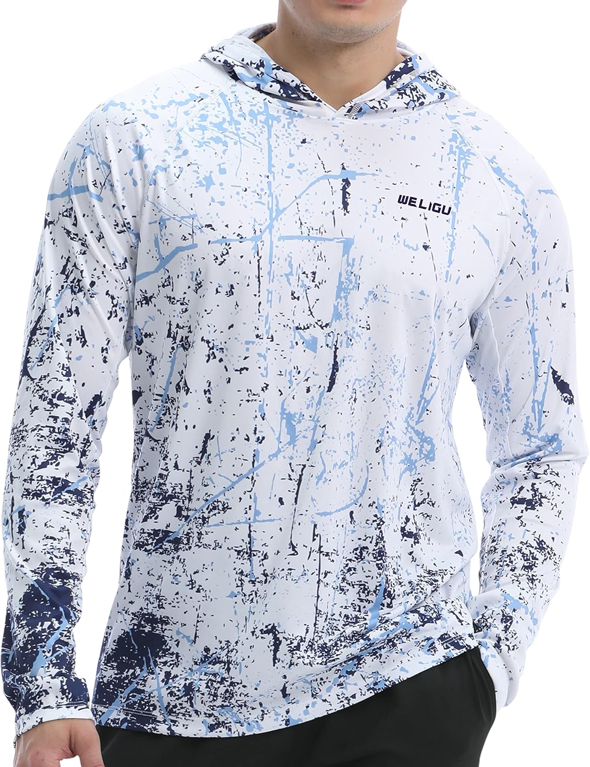 UPF 50+ Sun Hoodie for Men: Lightweight UV Protection