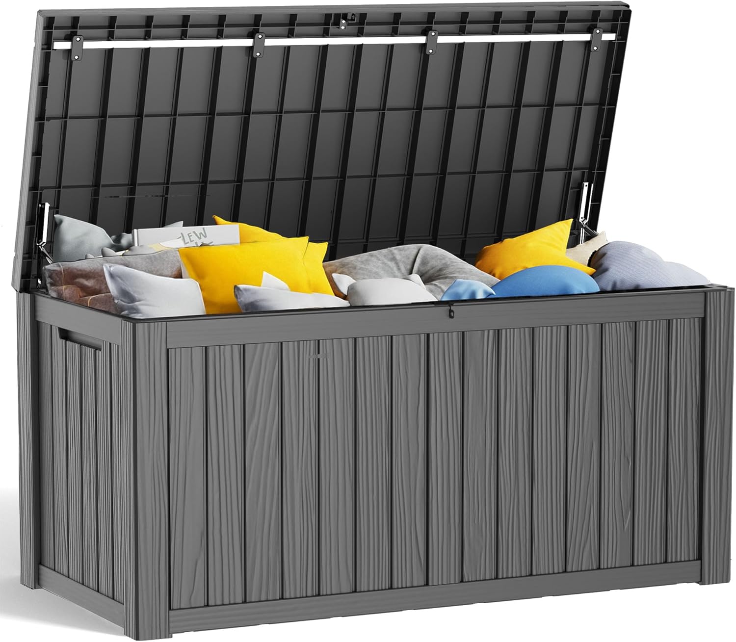 150 Gallon Outdoor Storage Box for Patio, Garden, and Poolside