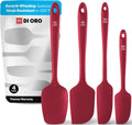 Silicone Spatula Set for Baking & Cooking - Heat-Resistant 600F