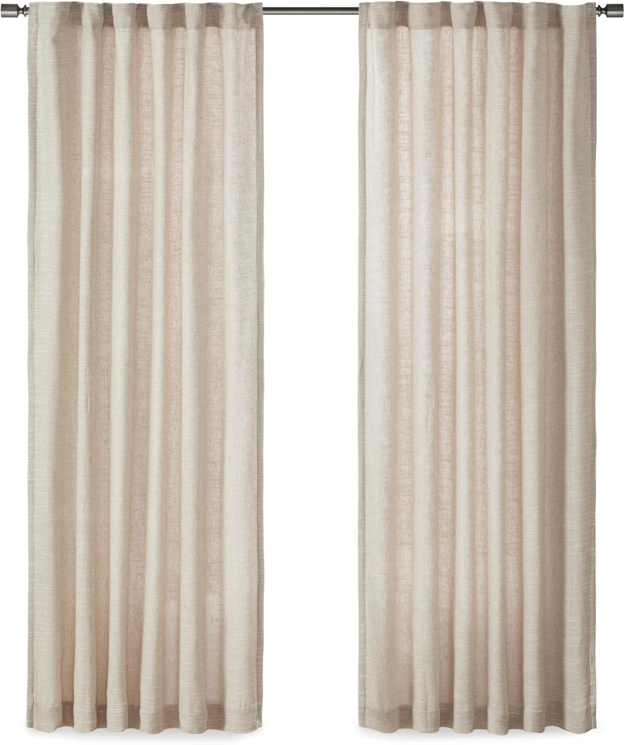 Madison Park Linen Blend Curtain Window Panel for Stylish Decor