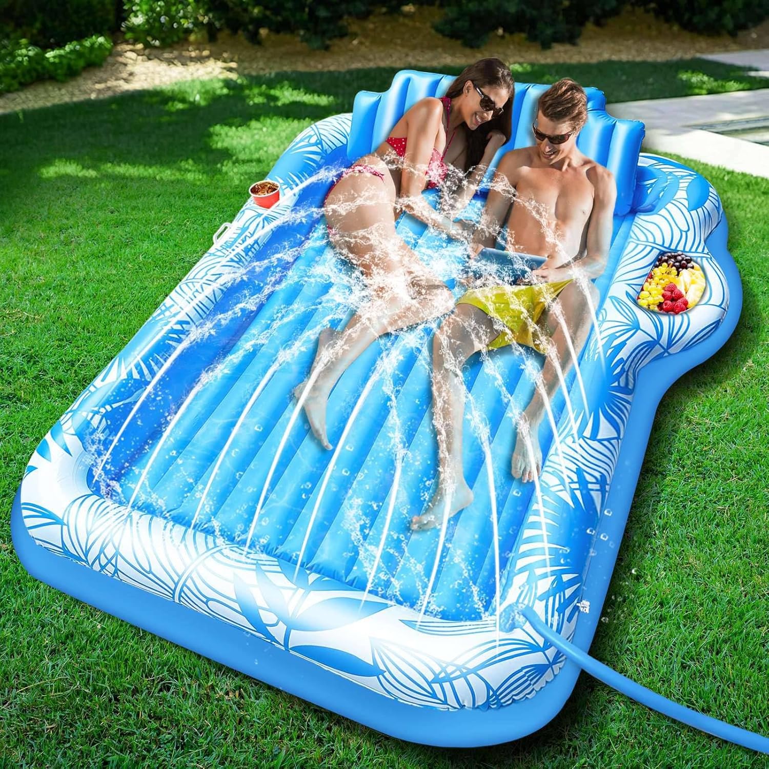 83 X 63 Extra Large Inflatable Tanning Pool Float Lounger