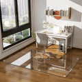 Tempered Glass Chair Mat 36in x 55in Rectangle - Heavy-Duty Floor