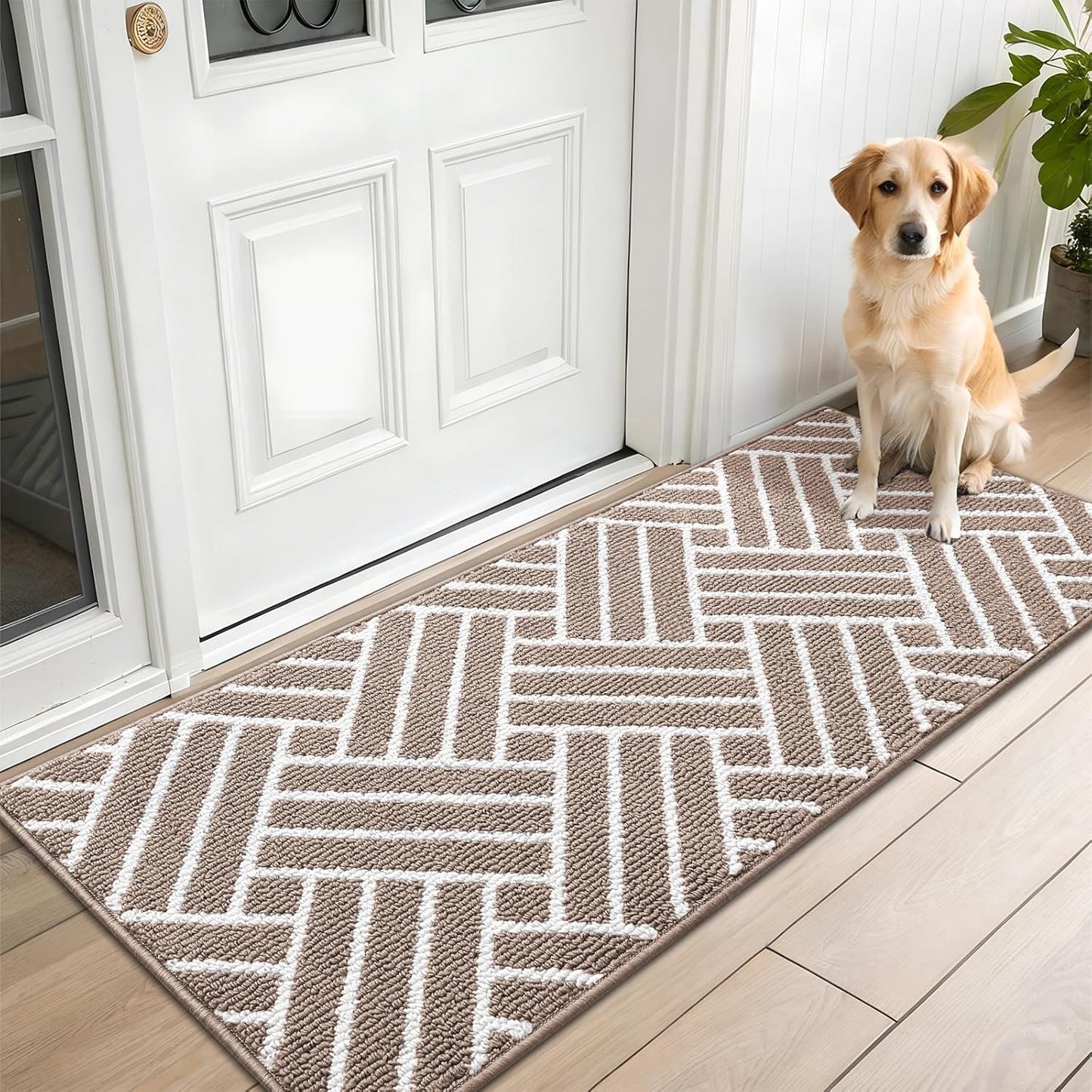 OLANLY Runner Indoor Door Mat, 59x23 Inch, Dirt Resistant
