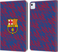 FC Barcelona Glitch Crest Leather Wallet Case for iPad Air 11 - 360