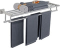 Alise Towel Rack 32 in Brushed Nickel - Double Bar Storage