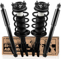 Front and Rear Complete Strut Spring Assemblies Compatible with Honda