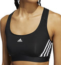 adidas Women's Training Medium Support 3 Stripes Bra - Comfortable Fit