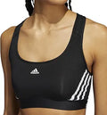 adidas Women's Training Medium Support 3 Stripes Bra - Comfortable