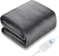 Electric Heated Blanket Queen Size 84in x 90in - Fast Heating Comfort