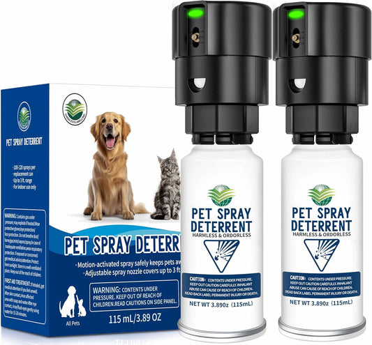 Automatic Cat Spray Deterrent System for Safe Home Use