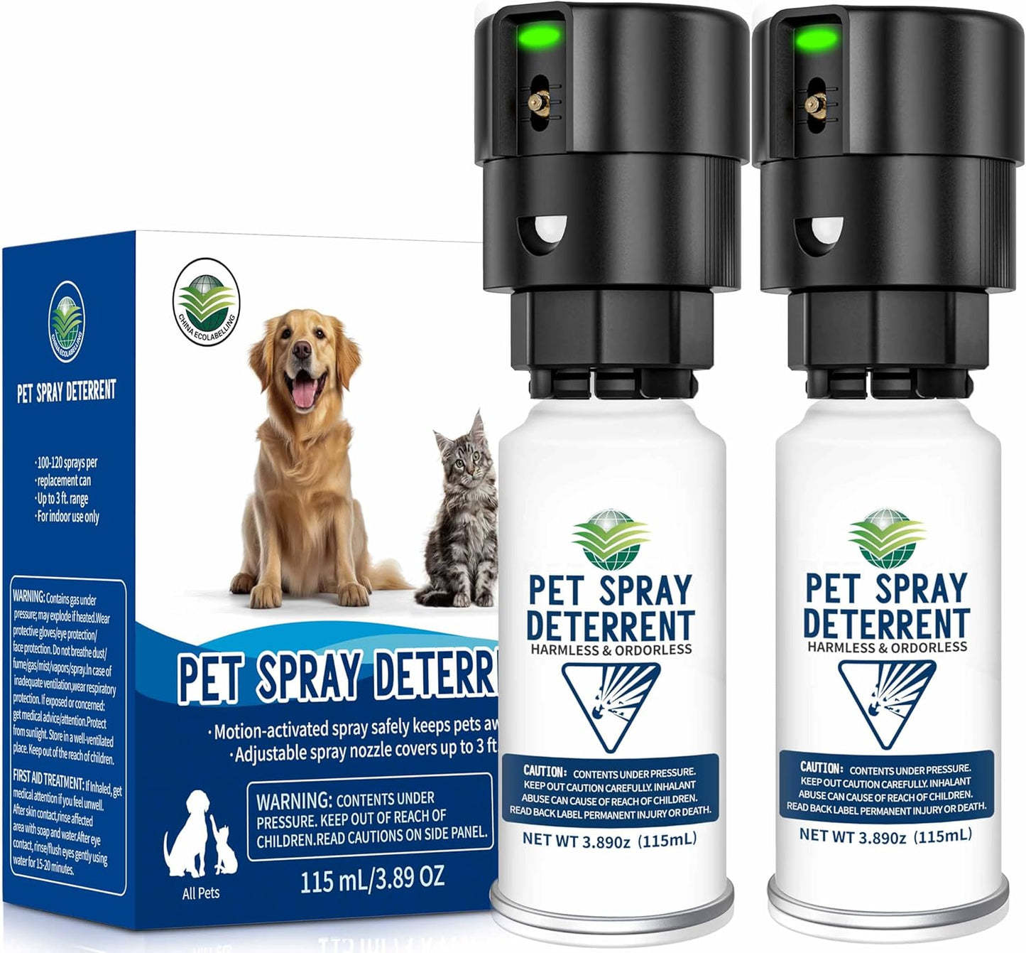Automatic Cat Spray Deterrent System for Safe Pet Control