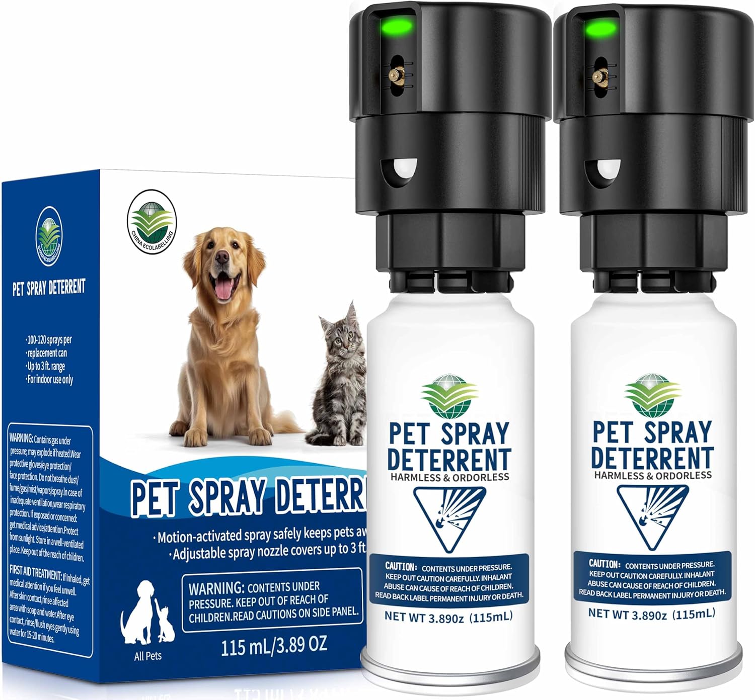 Automatic Cat Spray Deterrent System for Safe Pet Control