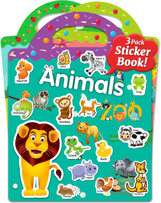 Interactive Toddler Sticker Books - Fun for Ages 2-4