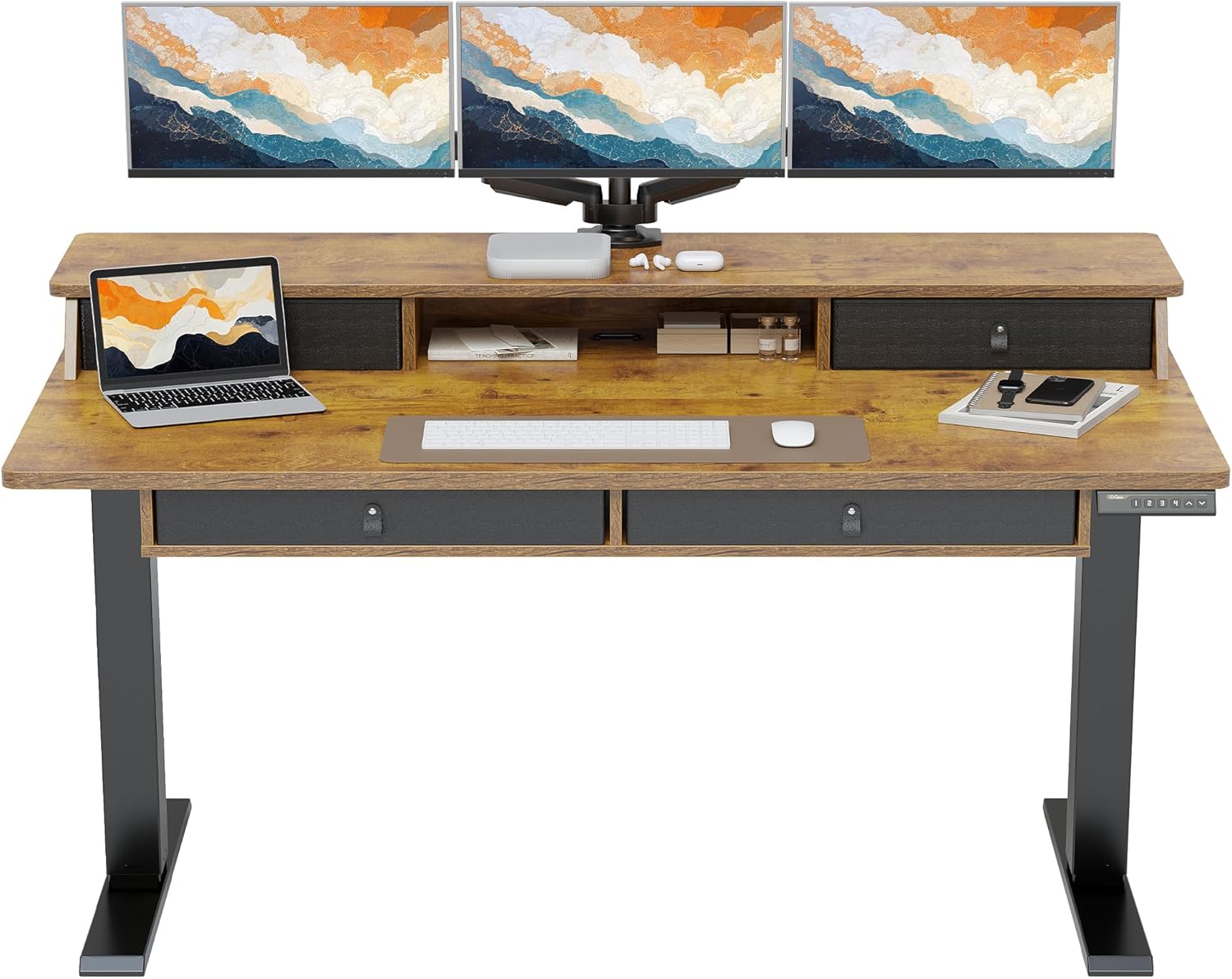 ErGear Electric Standing Desk with 4 Drawers for Home Office