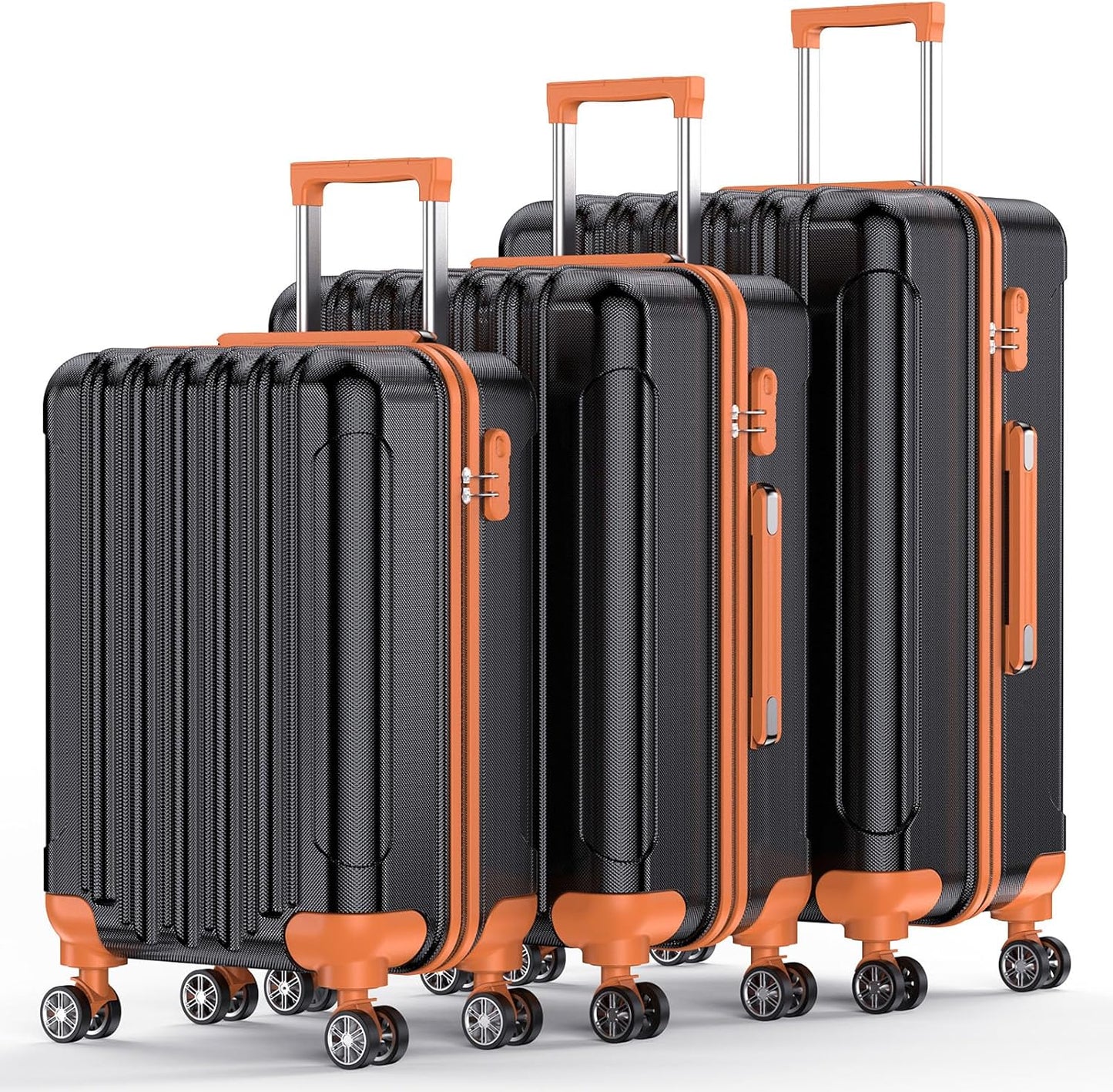 Nazhura Luggage Set: 3-Piece Hardside Suitcase Set for Travel