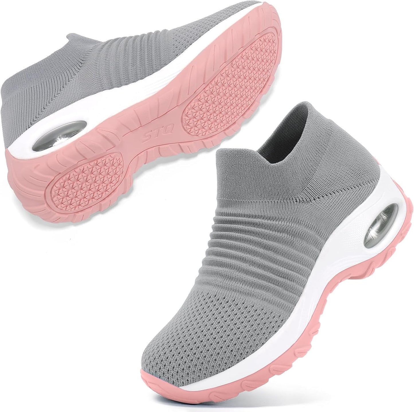 STQ Walking Shoes for Women with Arch Support and Comfort
