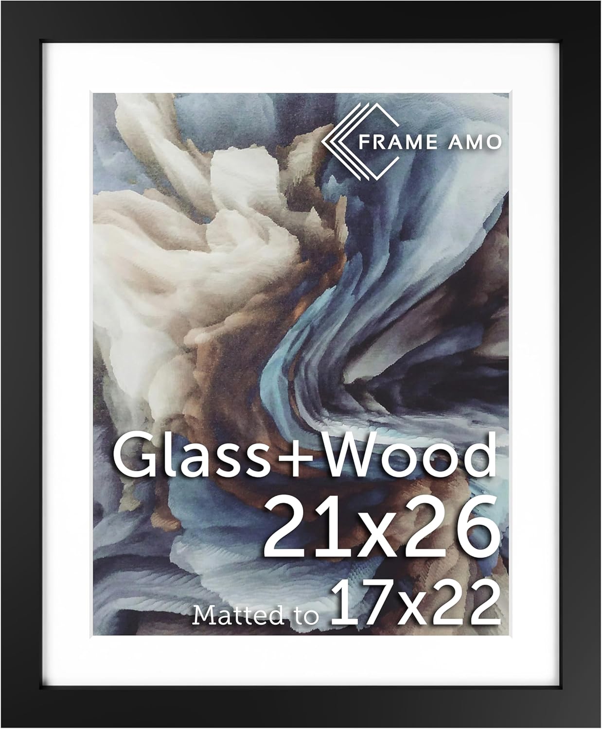 Frame Amo 21x26 Black Solid Wood Poster Frame Review