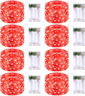 Red Fairy Lights 16ft 50 LED String Lights - Romantic Mason Jar Glow