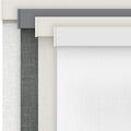 AOSKY Linen Roller Blinds Shades for Indoor Windows 33 Inch