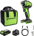 24V Cordless Brushless Impact Driver 1,950 in-lbs - Compact Power