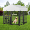 ROOMTEC Large Dog Kennel Outdoor Pet Pens for Safe Playtime
