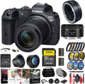 EOS R7 Kit with EF 50mm + Wide & Telephoto Lenses - Renewed