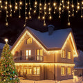 Icicle Christmas Lights 1000 LED 98FT String - 8 Modes, Outdoor Safe