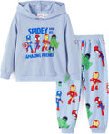 Marvel Spider-Man Pullover Hoodie & Jogger Set for Boys - Cozy
