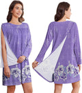 Deyeek Women's Open Back Gowns Ideal for Hospital Recovery