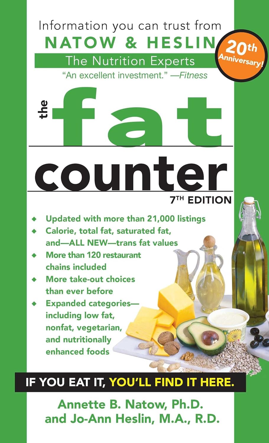 The Fat Counter: 7th Edition for Healthy Eating Choices