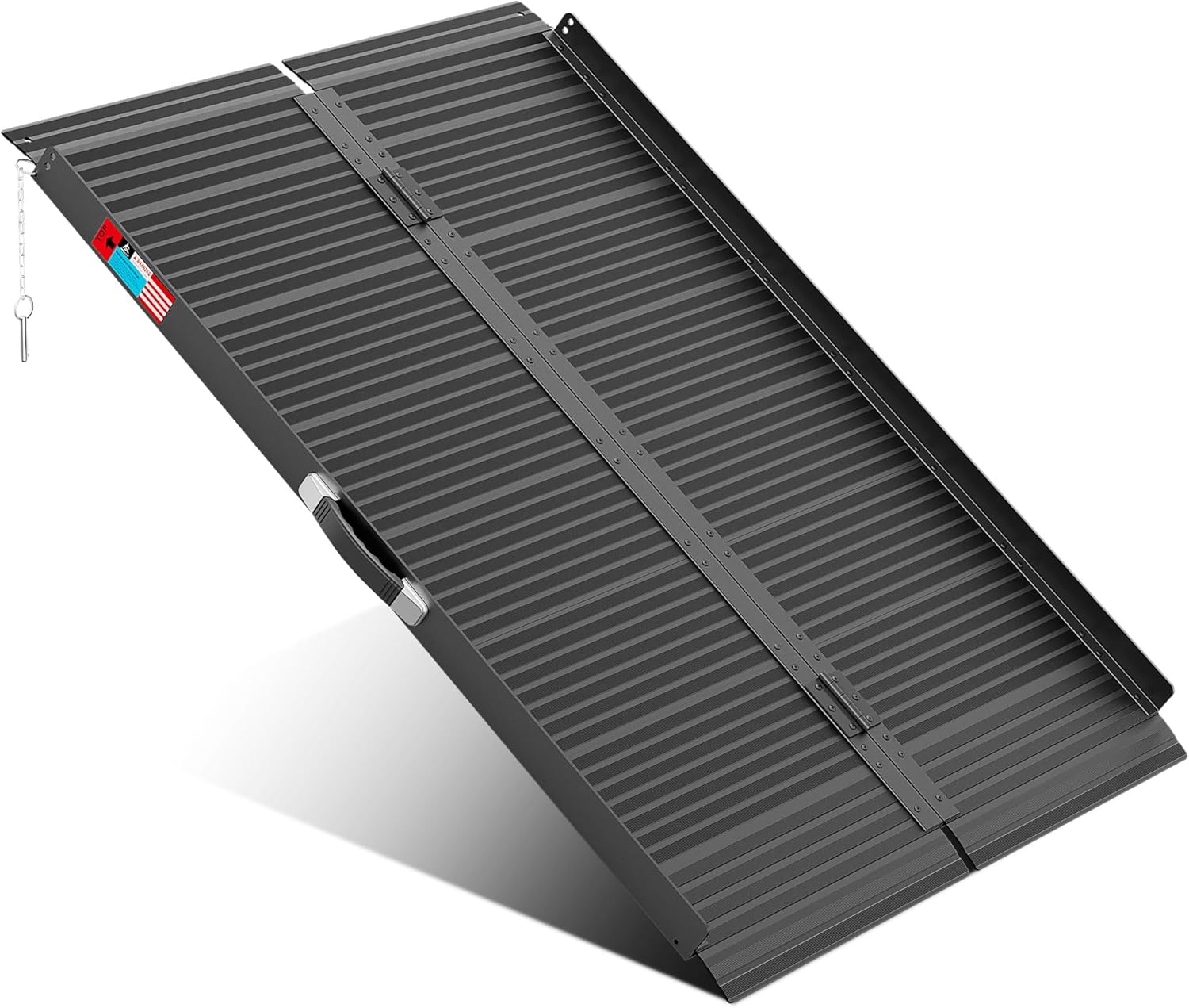 4FT Portable Wheelchair Ramp with Non-Slip Surface for Safety