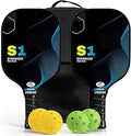 Pickleball Paddles Set USAPA Approved Fiberglass Face - Lightweight