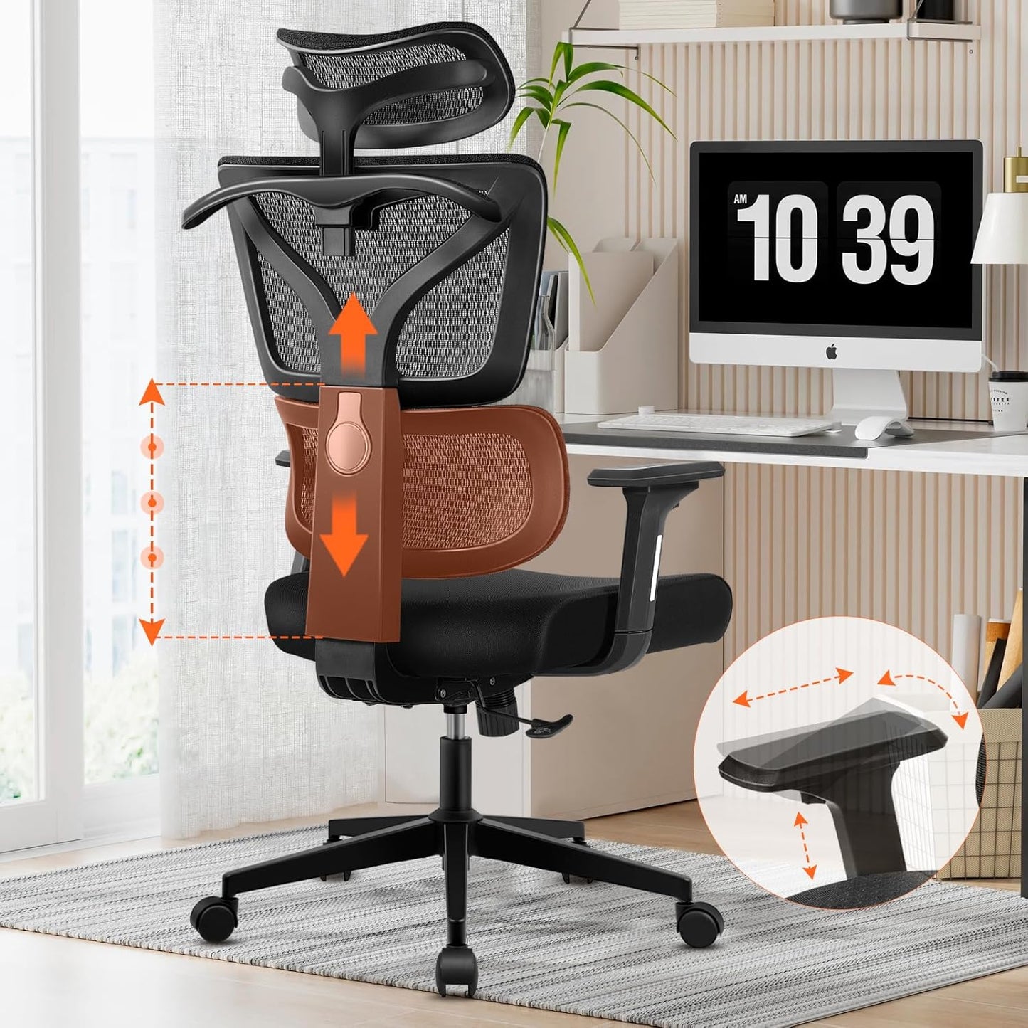 Razzor Ergonomic Office Chair with Lumbar Support