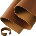 RingSun Full Grain Tooling Leather Sheet 24in x 24in - Bourbon Brown