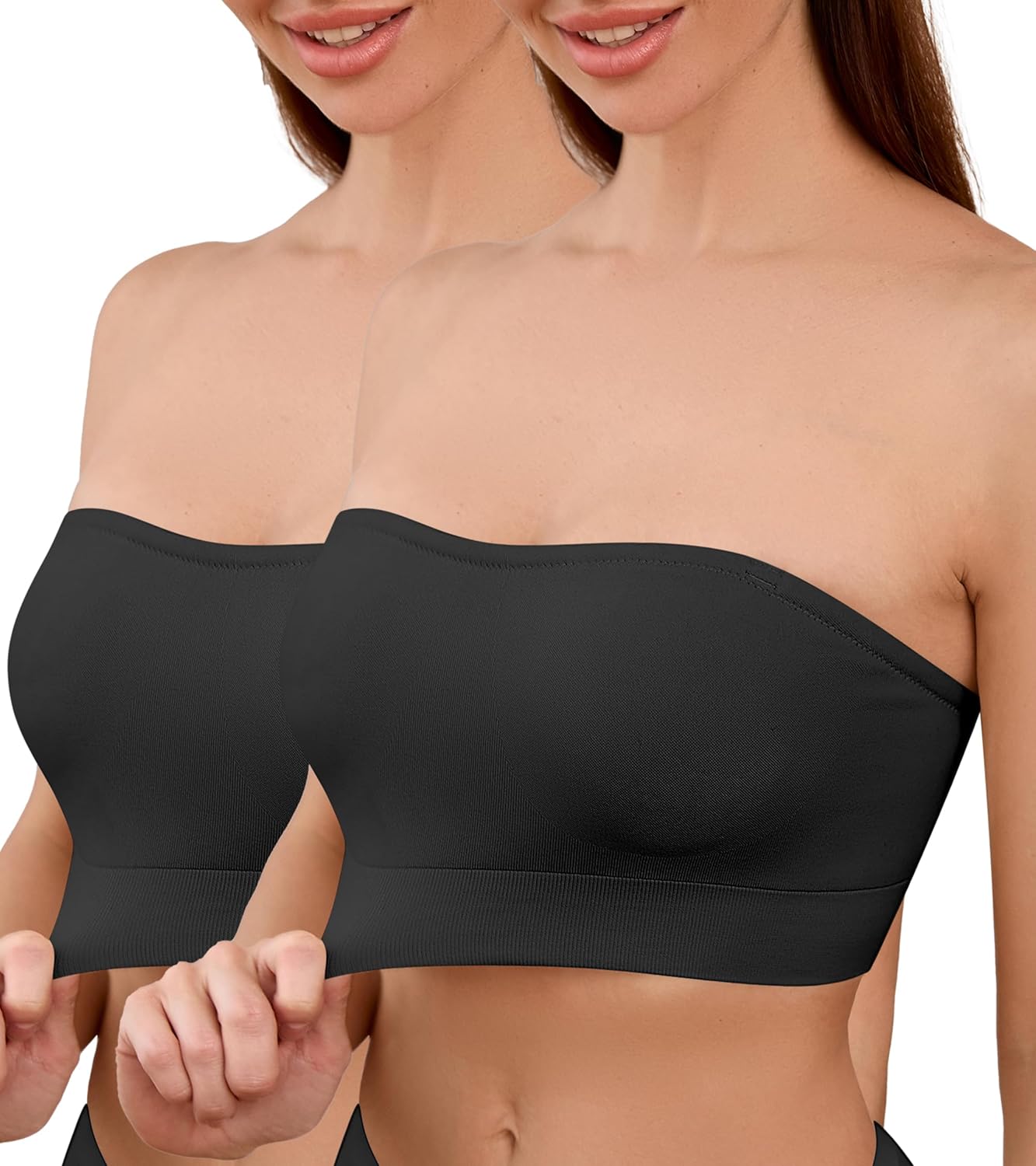 DEANGELMON Strapless Bras for Women Comfort Non-Slip Seamless