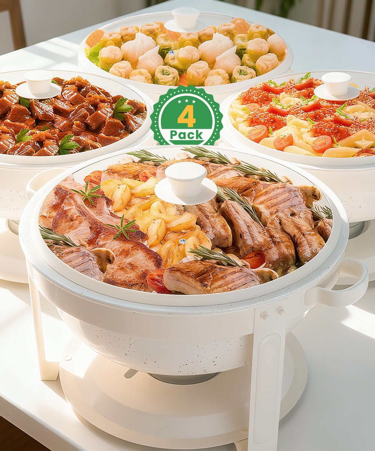 IMACONE Maifanite-Coated Chafing Dishes for Elegant Buffets