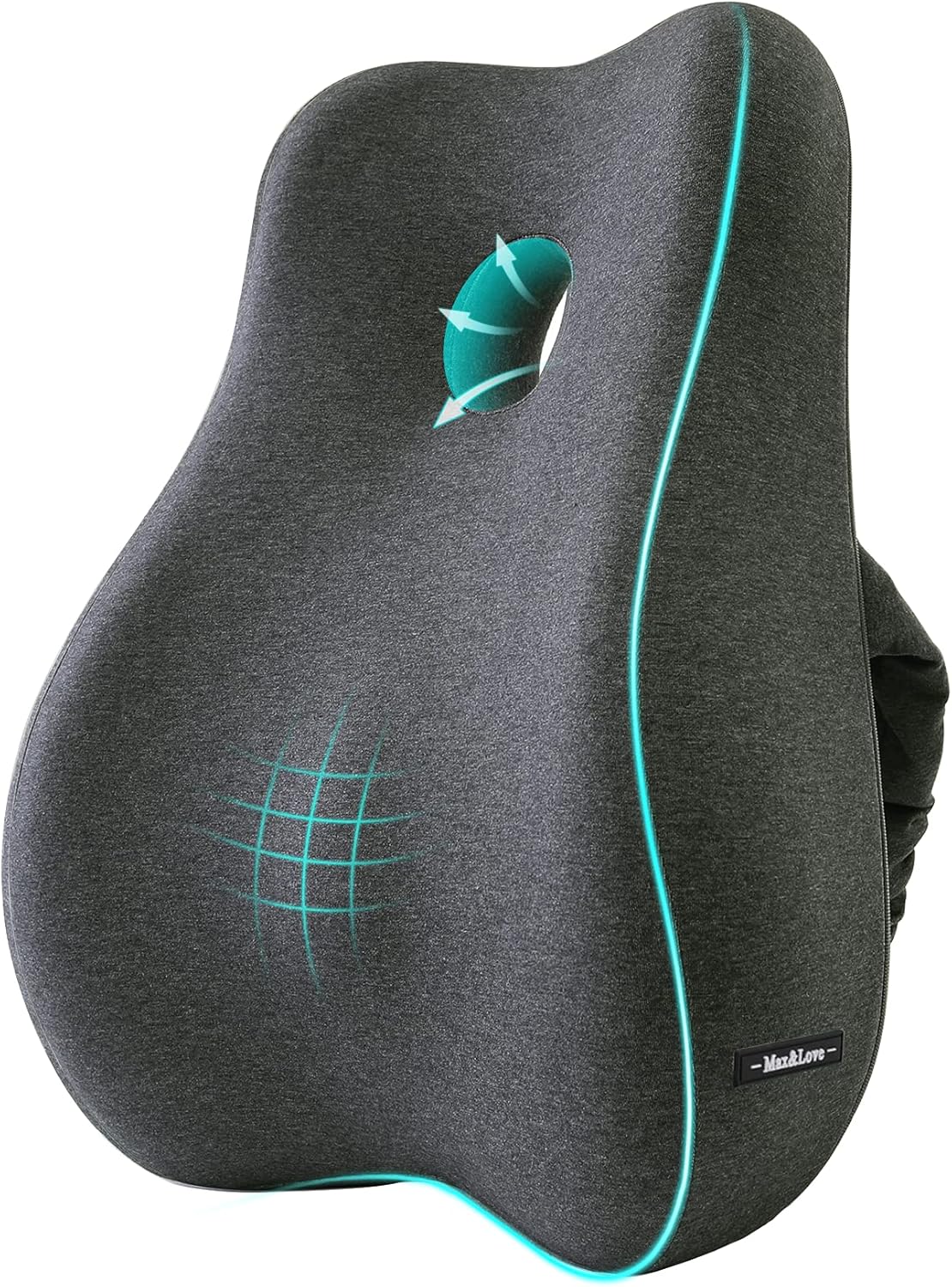 Memory Foam Lumbar Support Pillow for Pain Relief